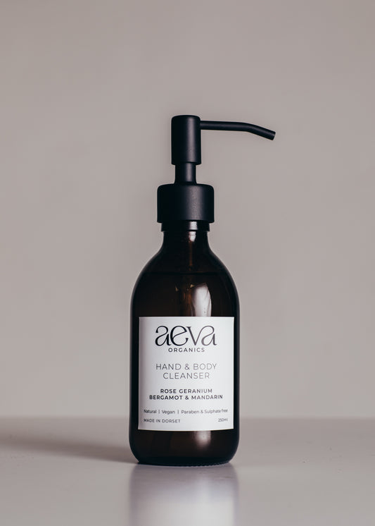 Rose Geranium, Mandarin and Bergamot Hand and Body Cleanser
