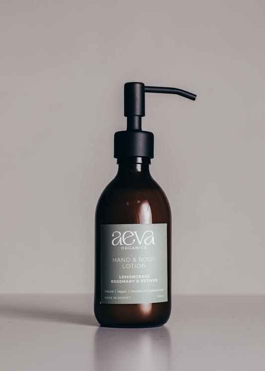Lemongrass, Rosemary and Vetiver Hand and Body Lotion